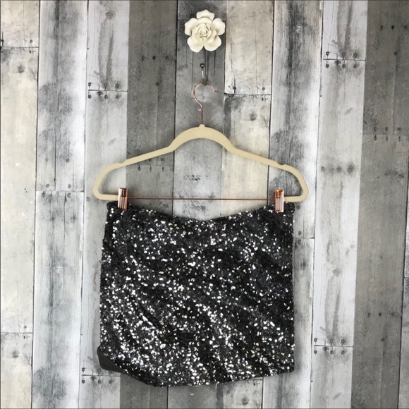 Haute Hippie Caviar Sequin Zebra Mini Medium New! - Picture 4 of 8